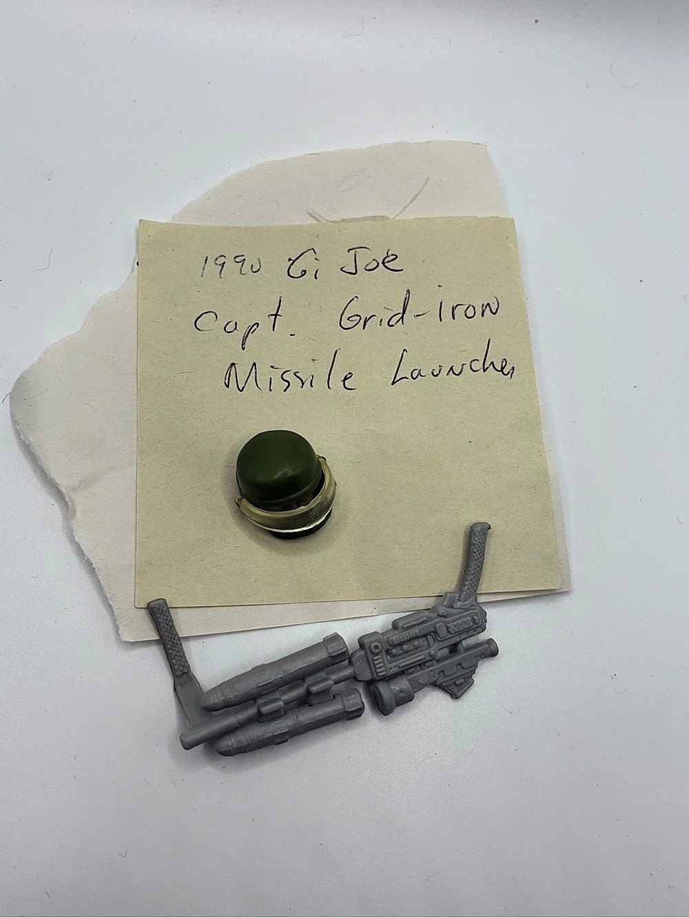 Hasbro G.I. Joe Capt. Grid-Iron Accessories Gray & Green